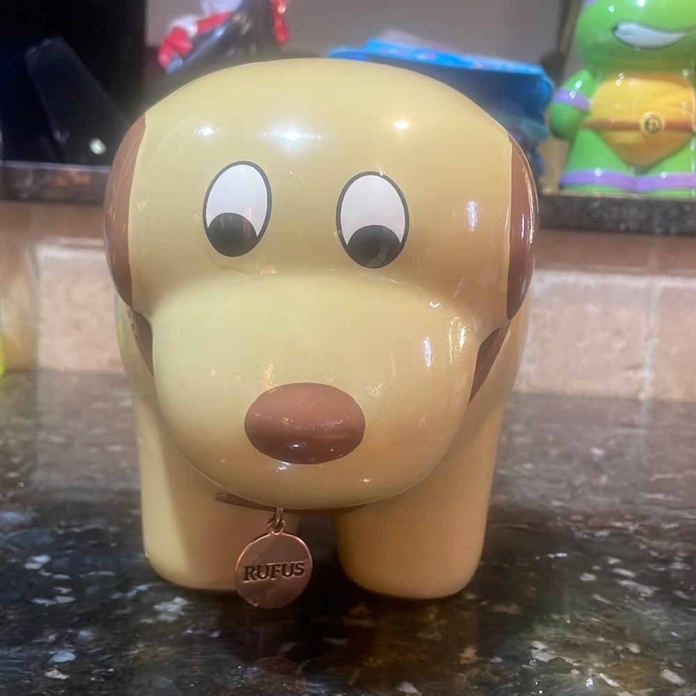 Vintage Y2K Rufus   Ceramic Piggy Bank